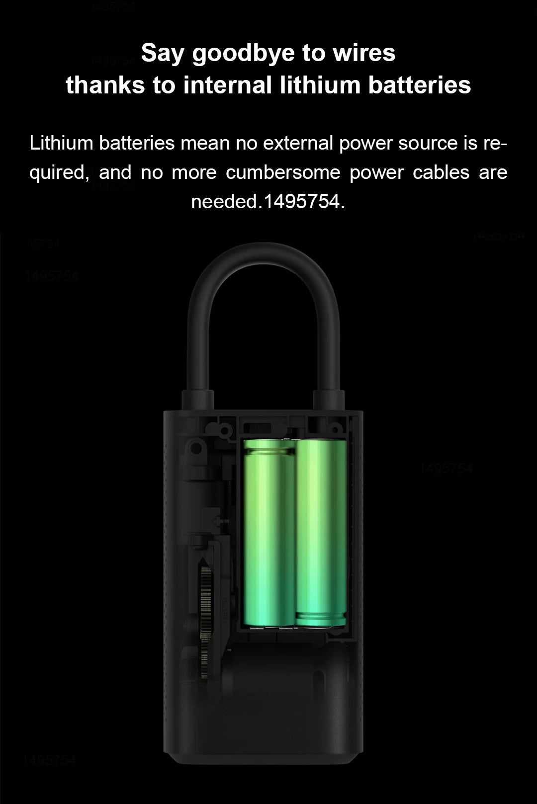 Xiaomi Mijia Portable Electric Air Pump 2 – Type-C Rechargeable Mini Tire Inflator (2000mAh, 5V)