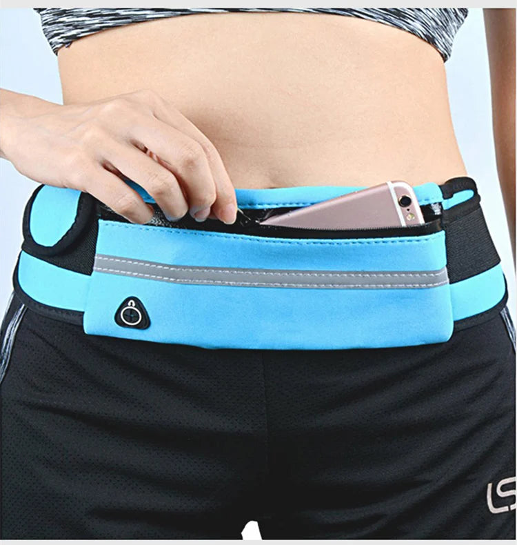 Waterproof Running & Cycling Waist Bag – Sports Fanny Pack with Mobile Phone Case