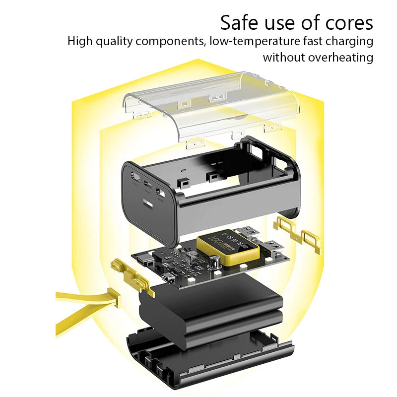 3*18650 Power Bank Cases Battery Storage