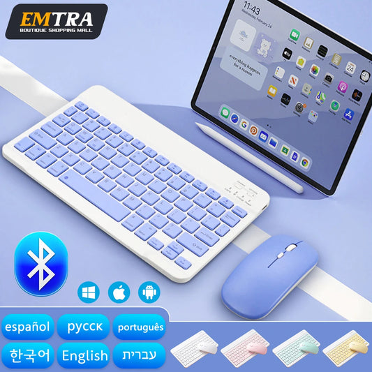 EMTRA Bluetooth Wireless Keyboard Mouse