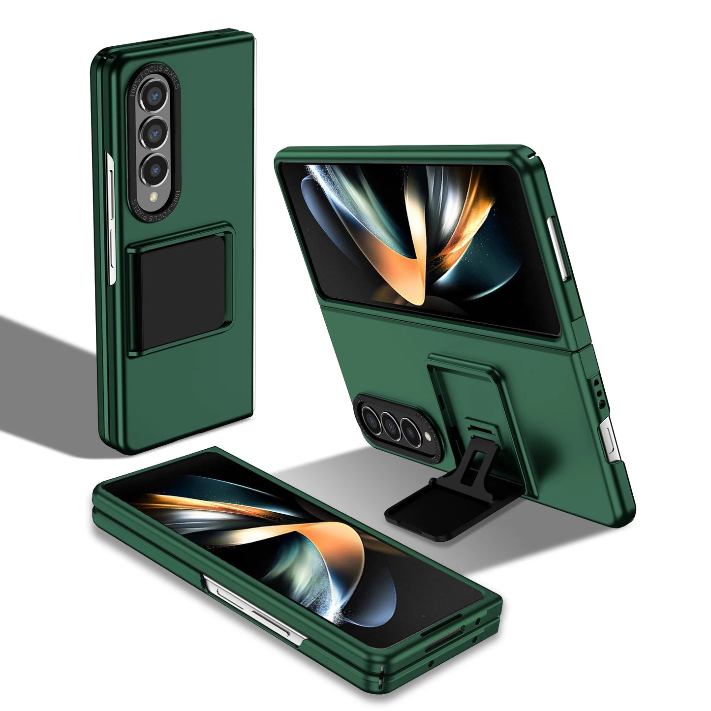 Portable Anti-Shock Stand Case for Samsung Galaxy Z Fold 6, 5, 4, & 3 - Versatile Phone Accessories