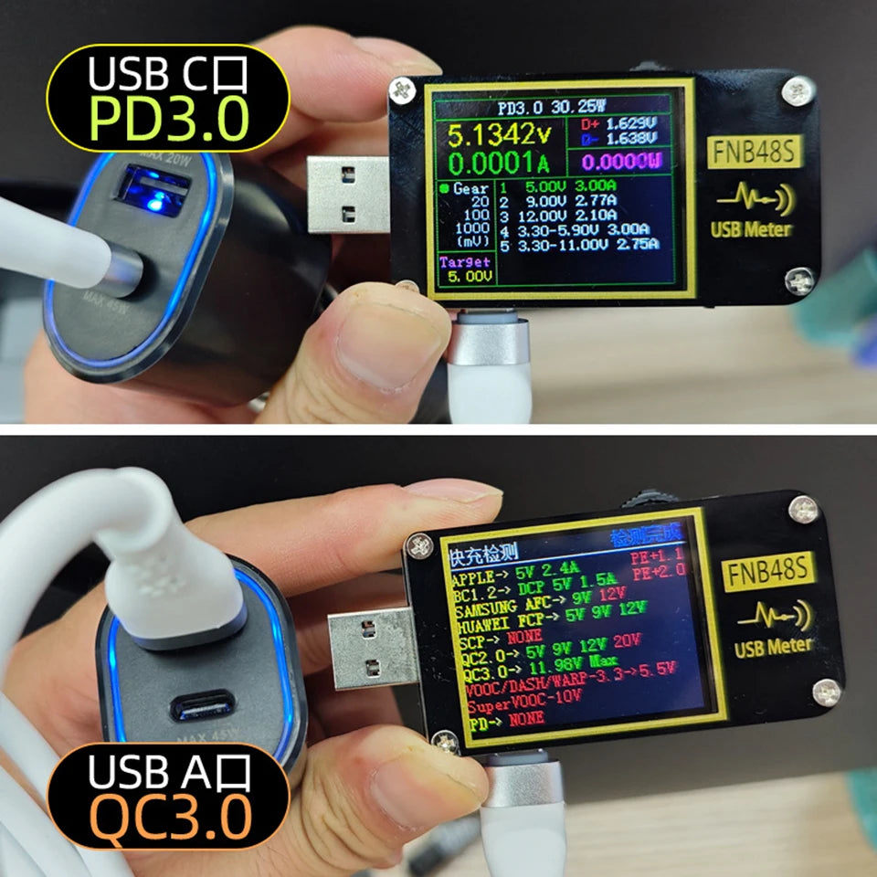 Samsung 45W USB-C Car Charger – Fast Charging for Galaxy M33, M53, Z Fold 7, iPhone 17