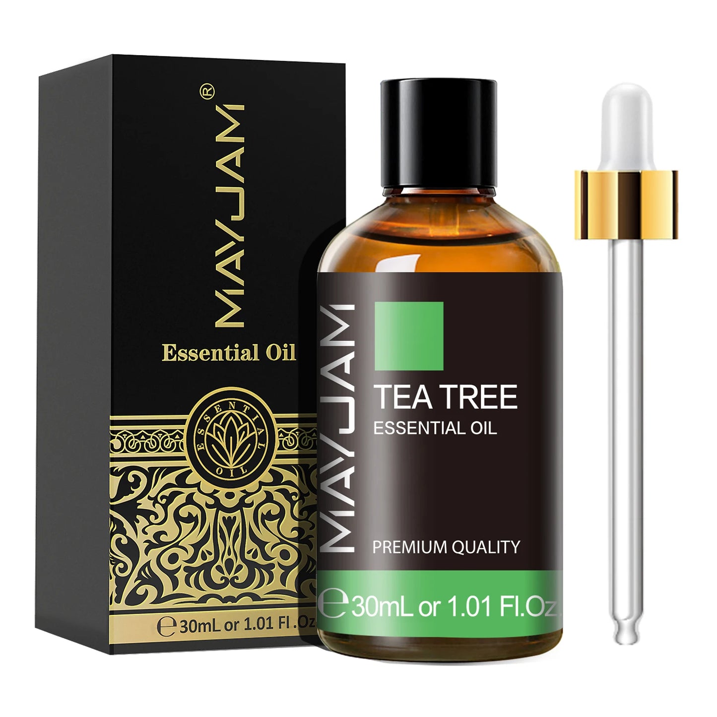 MAYJAM 30ML Aromatherapy Essential Oil – Lavender, Vanilla, Jasmine, Eucalyptus, or Peppermint