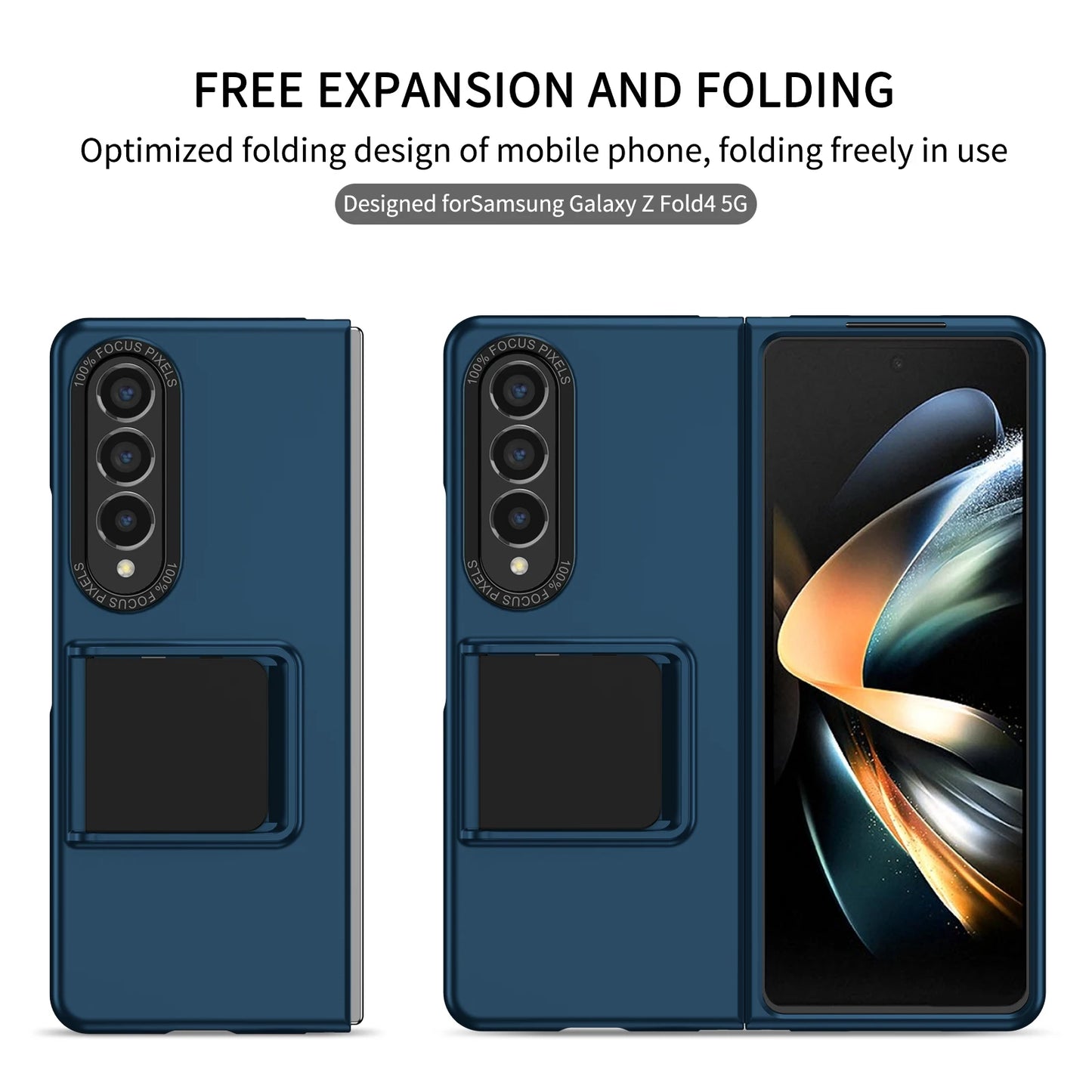 Portable Anti-Shock Stand Case for Samsung Galaxy Z Fold 6, 5, 4, & 3 - Versatile Phone Accessories