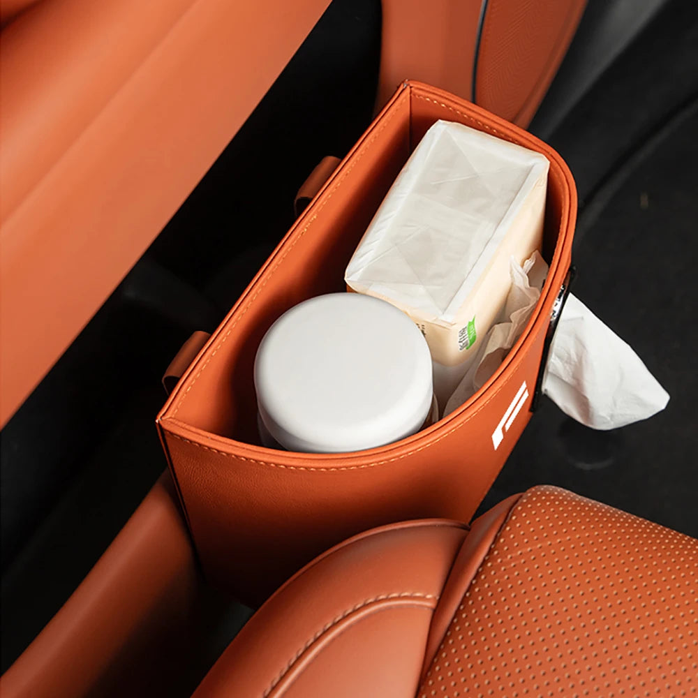 Car Mounted Tissue & Trash Box – Cup & Umbrella Storage for ROX 01 / Polestones 01 Interior