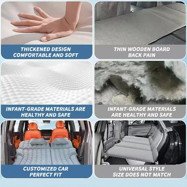 Inflatable Car Back Seat Air Mattress