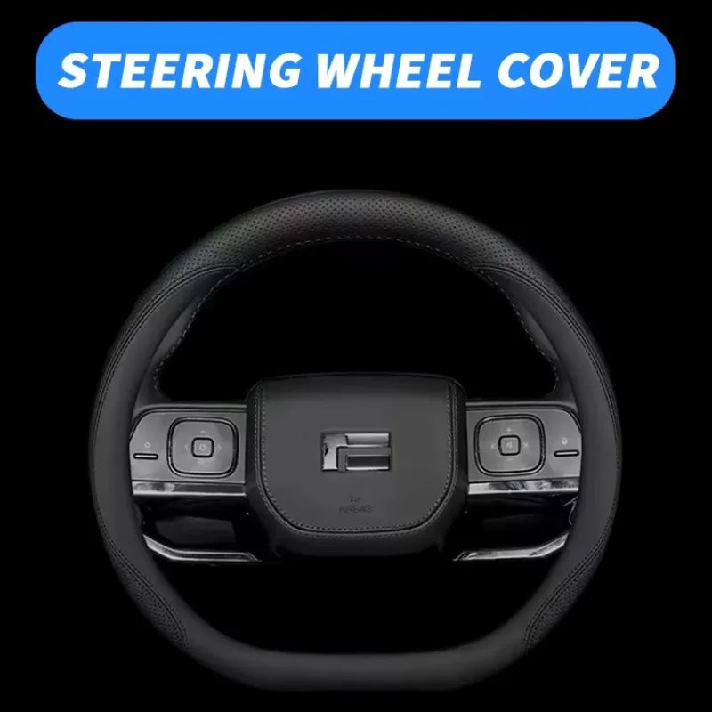 Custom Genuine Leather Steering Wheel Cover for Polestar 01 / ROX 01 (2023–2025)