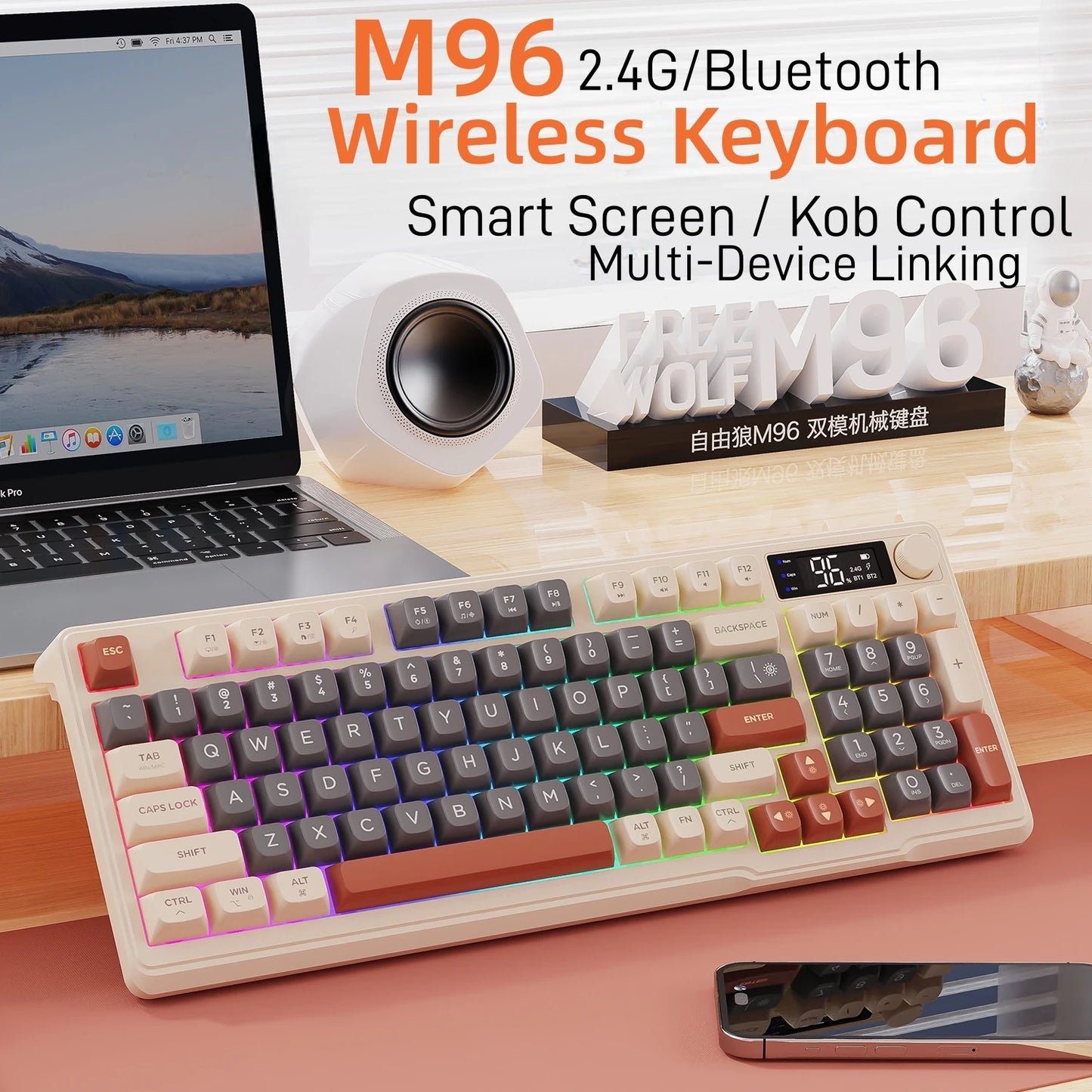 M96 Bluetooth Keyboard Wireless