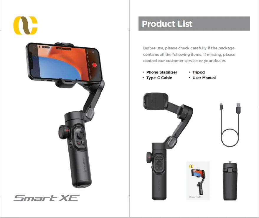 Handheld Gimbal Stabilizer Tripod