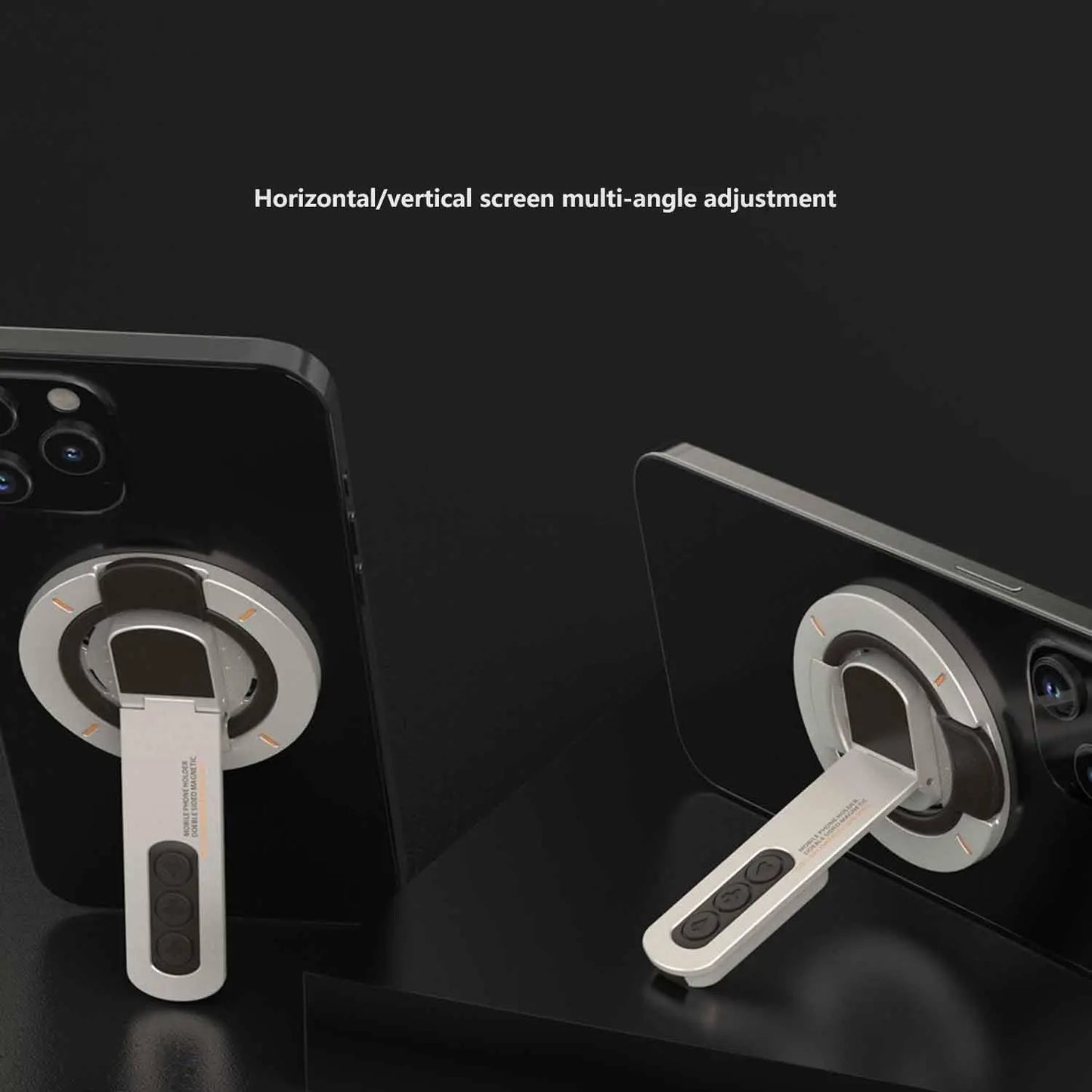 MagSafe 3‑in‑1 Magnetic Ring Phone Grip & Stand for iPhone 12‑17