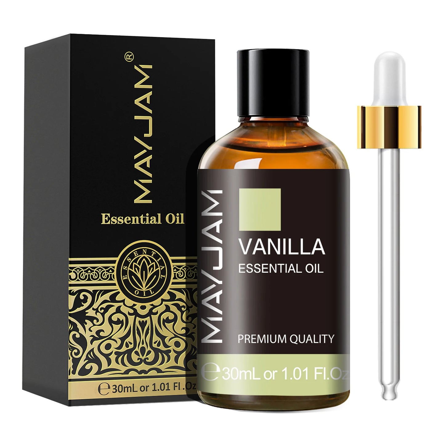 MAYJAM 30ML Aromatherapy Essential Oil – Lavender, Vanilla, Jasmine, Eucalyptus, or Peppermint