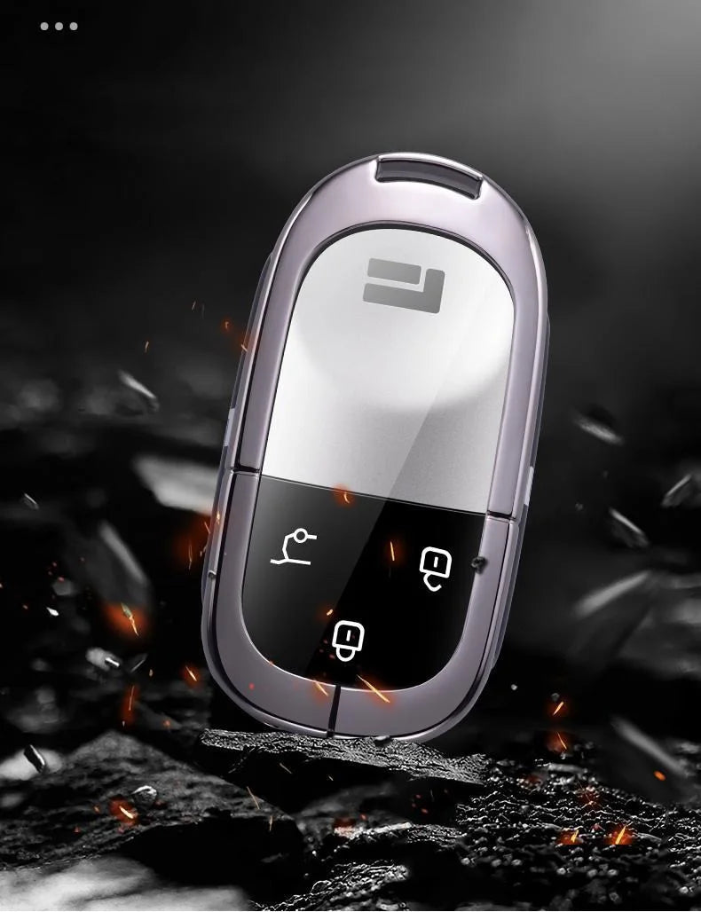 Zinc Alloy Key Fob Shell – Protective Cover for ROX 01 / Polestones / Jishi 01 Remote Key