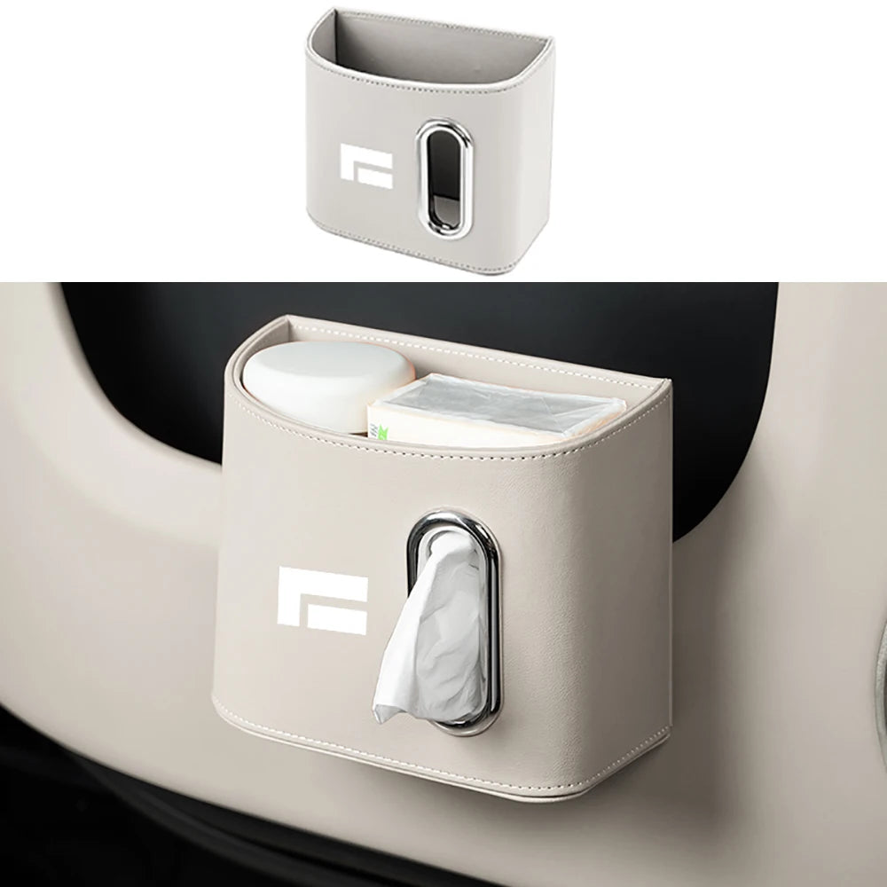 Car Mounted Tissue & Trash Box – Cup & Umbrella Storage for ROX 01 / Polestones 01 Interior