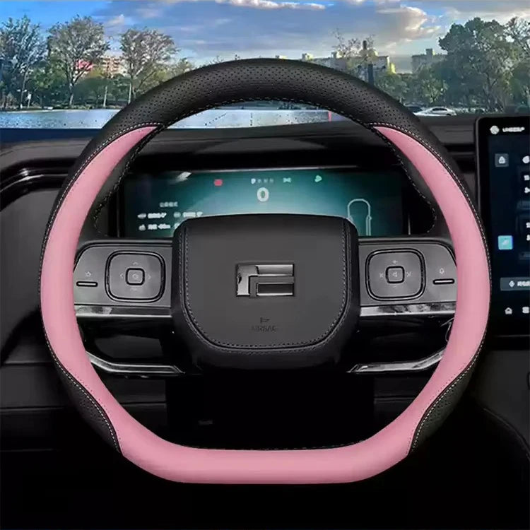 Custom Genuine Leather Steering Wheel Cover for Polestar 01 / ROX 01 (2023–2025)