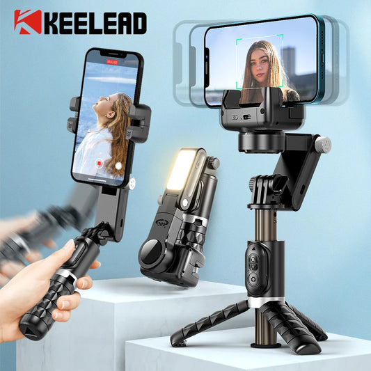 Gimbal Stabilizer Selfie Stick Tripod