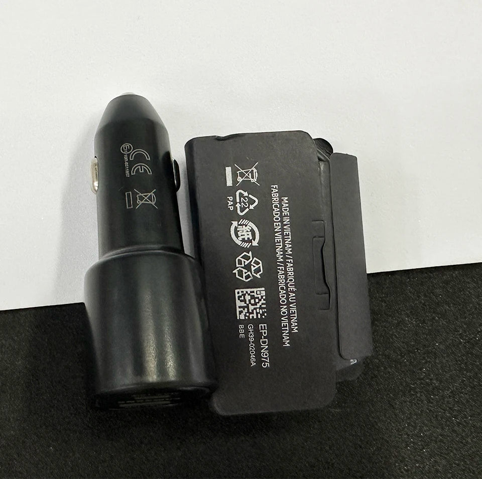 Samsung 45W USB-C Car Charger – Fast Charging for Galaxy M33, M53, Z Fold 7, iPhone 17