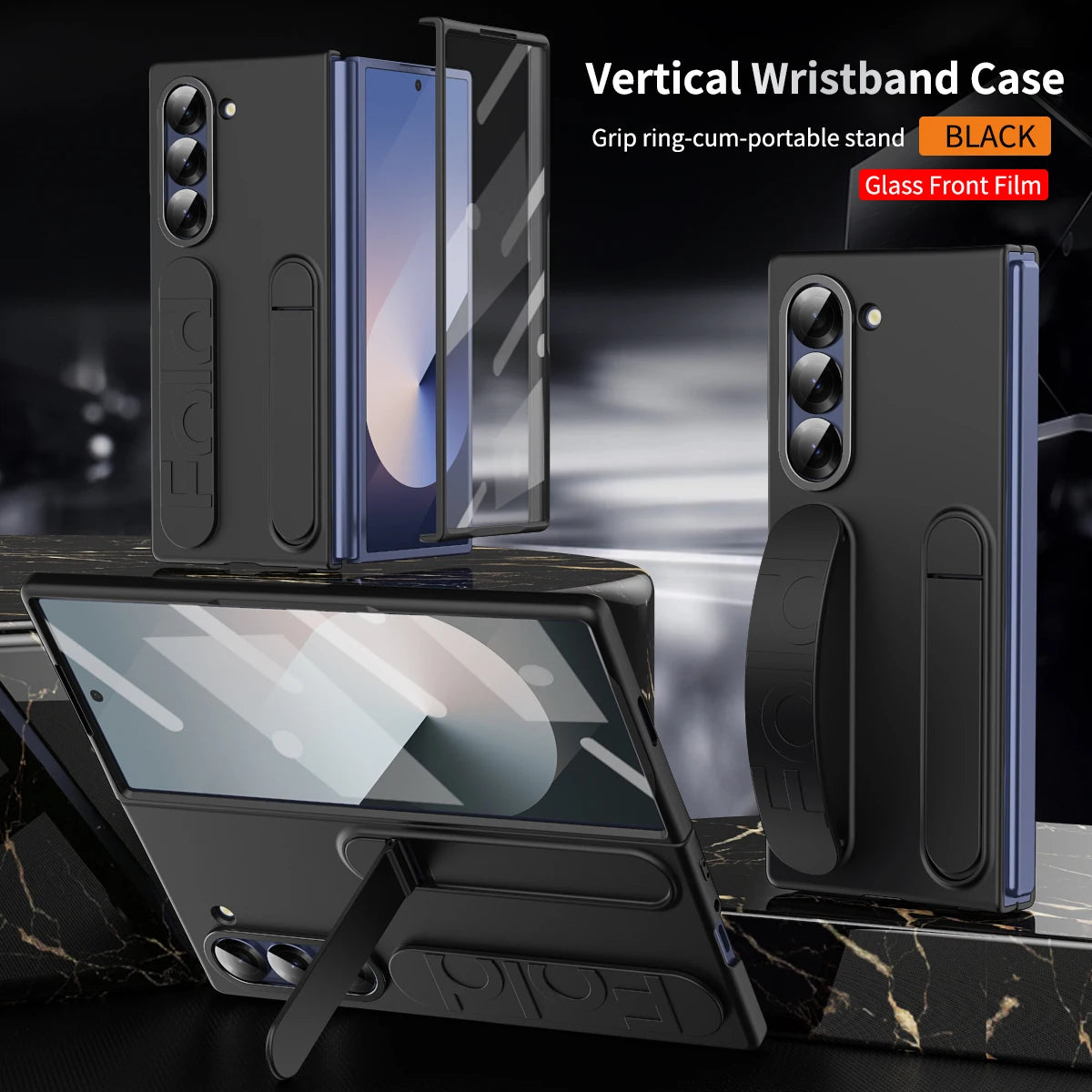 Original Silicone Case for Samsung Galaxy Z Fold 6 with Stand – EF-MF956