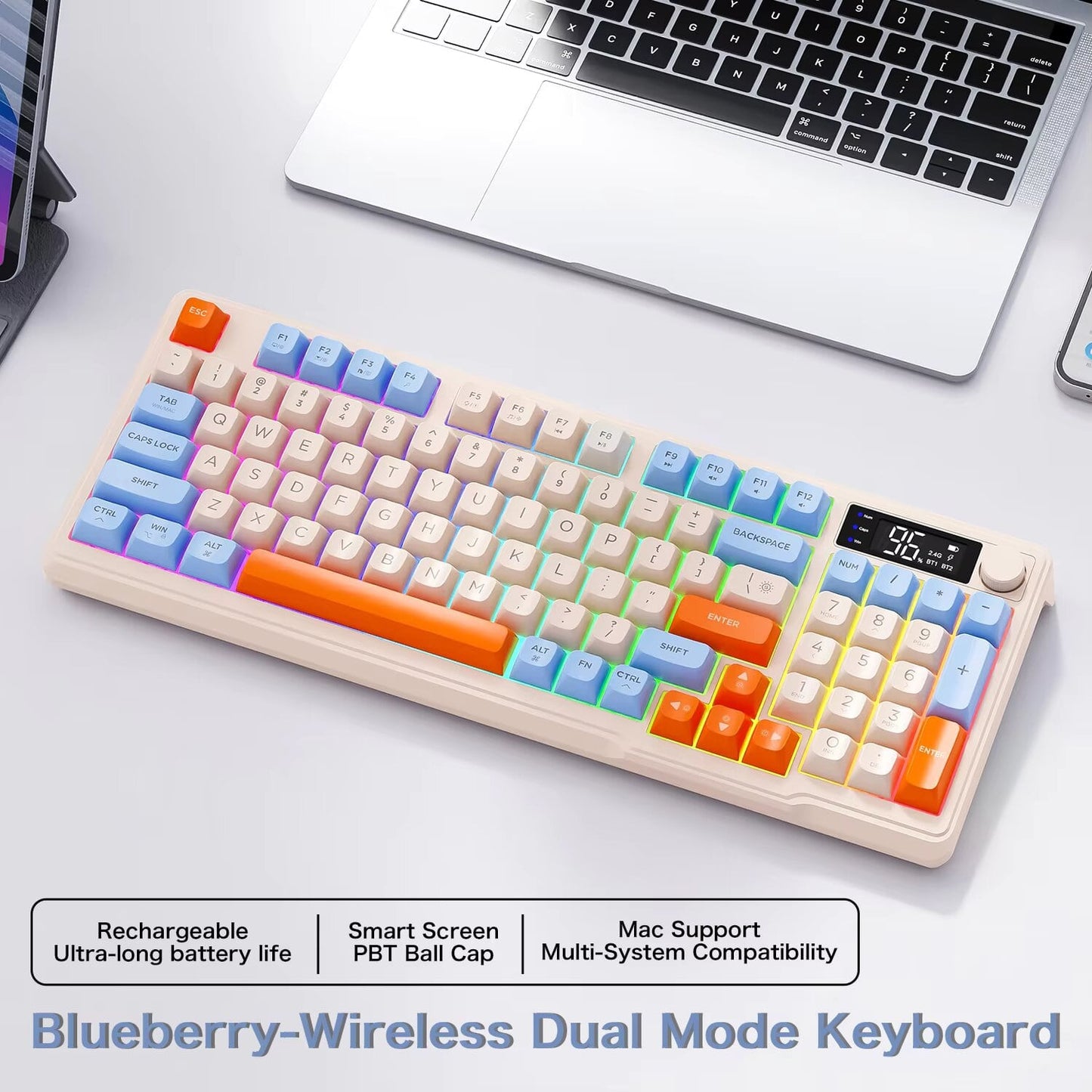 M96 Bluetooth Keyboard Wireless