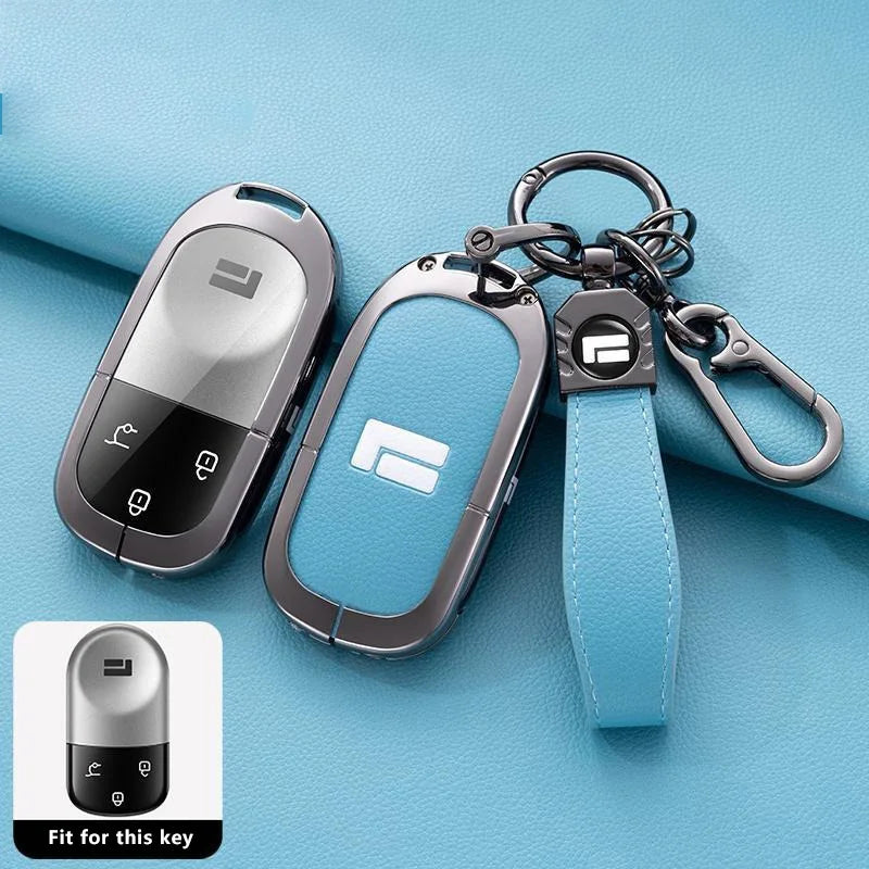 Zinc Alloy Key Fob Shell – Protective Cover for ROX 01 / Polestones / Jishi 01 Remote Key