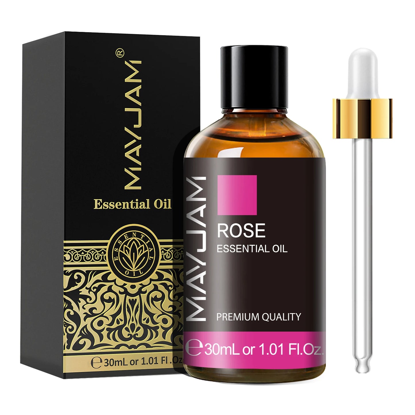 MAYJAM 30ML Aromatherapy Essential Oil – Lavender, Vanilla, Jasmine, Eucalyptus, or Peppermint