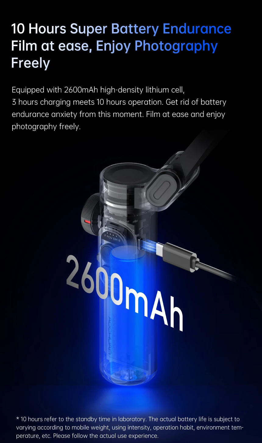 Handheld Gimbal Stabilizer Tripod