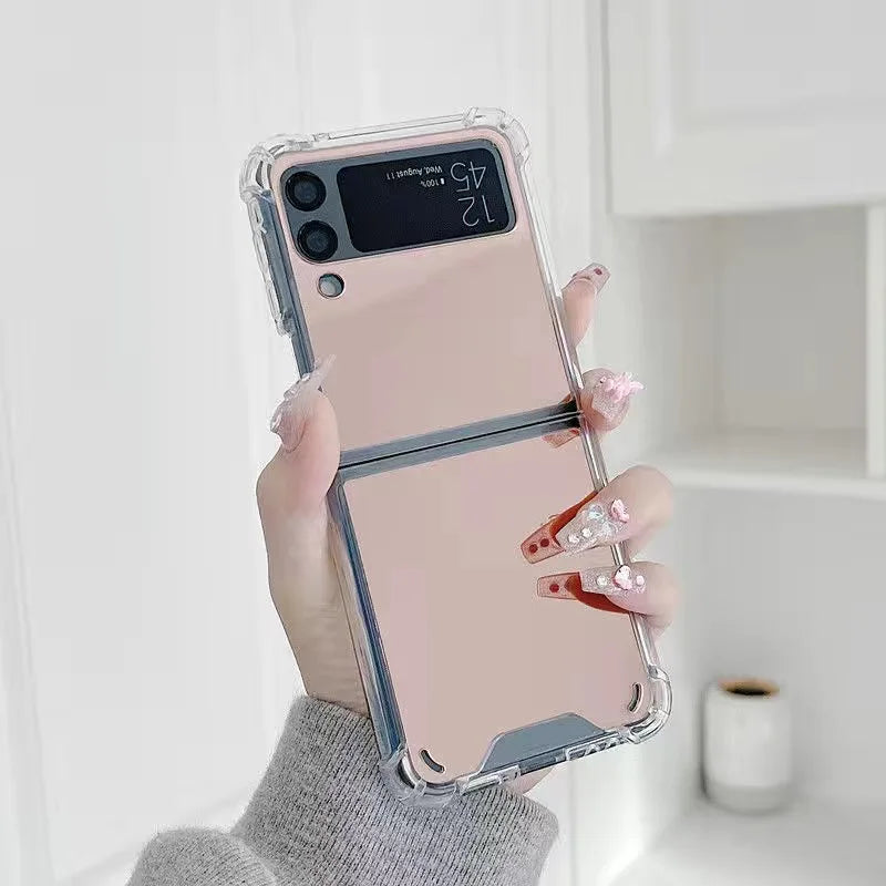 Z Flip 6 4 5 Make Up Mirror Case Cover
