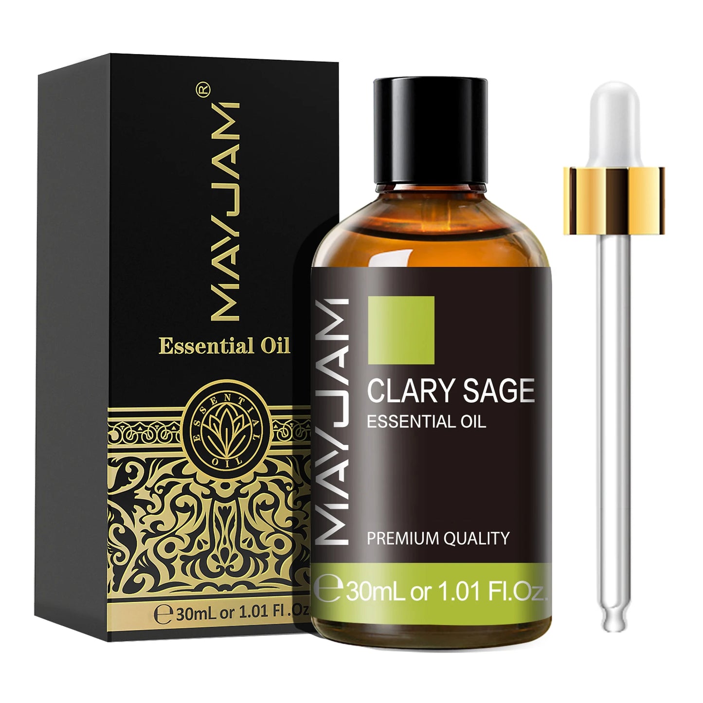 MAYJAM 30ML Aromatherapy Essential Oil – Lavender, Vanilla, Jasmine, Eucalyptus, or Peppermint