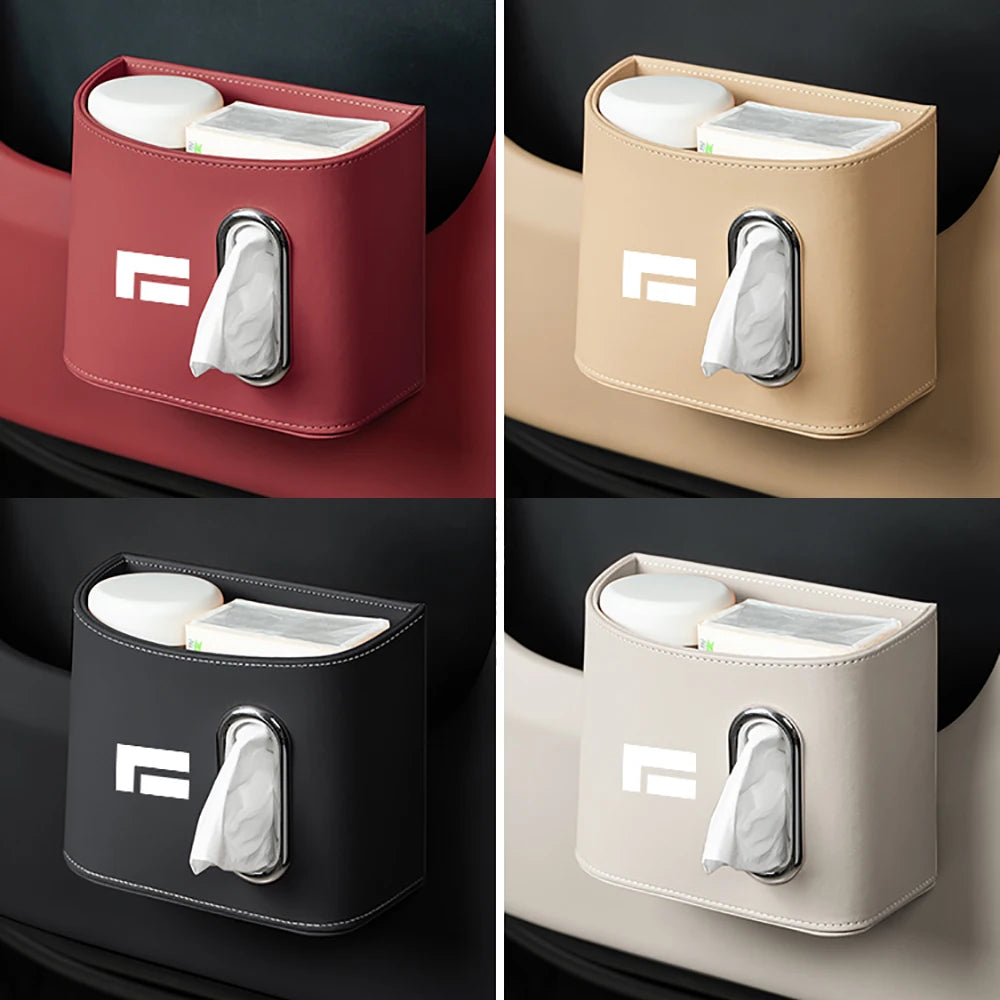 Car Mounted Tissue & Trash Box – Cup & Umbrella Storage for ROX 01 / Polestones 01 Interior