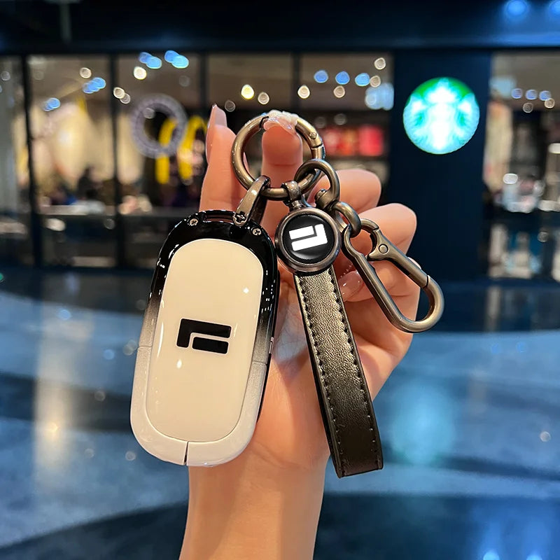 Premium 3‑Button Zinc Alloy Key Shell – Protective Case for ROX 01 / Polestone / Jishi 01 Remote