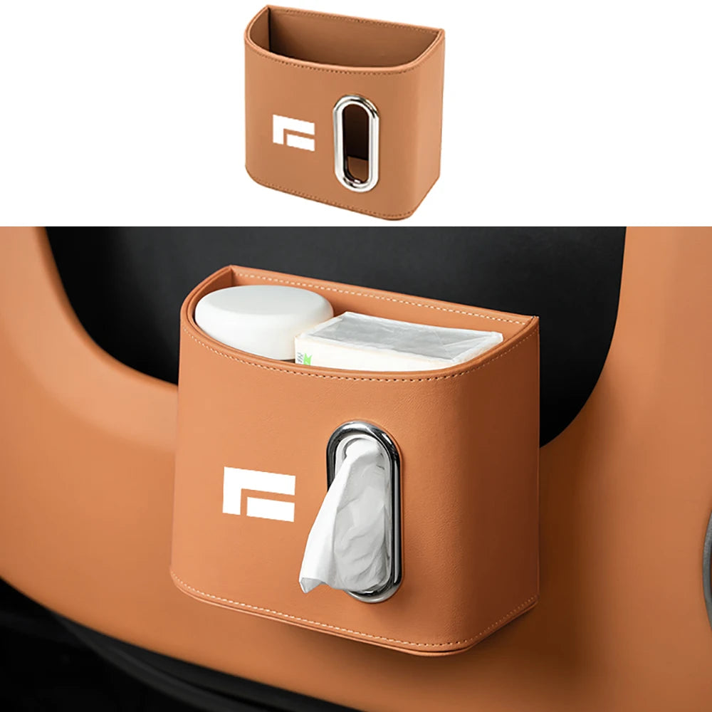 Car Mounted Tissue & Trash Box – Cup & Umbrella Storage for ROX 01 / Polestones 01 Interior
