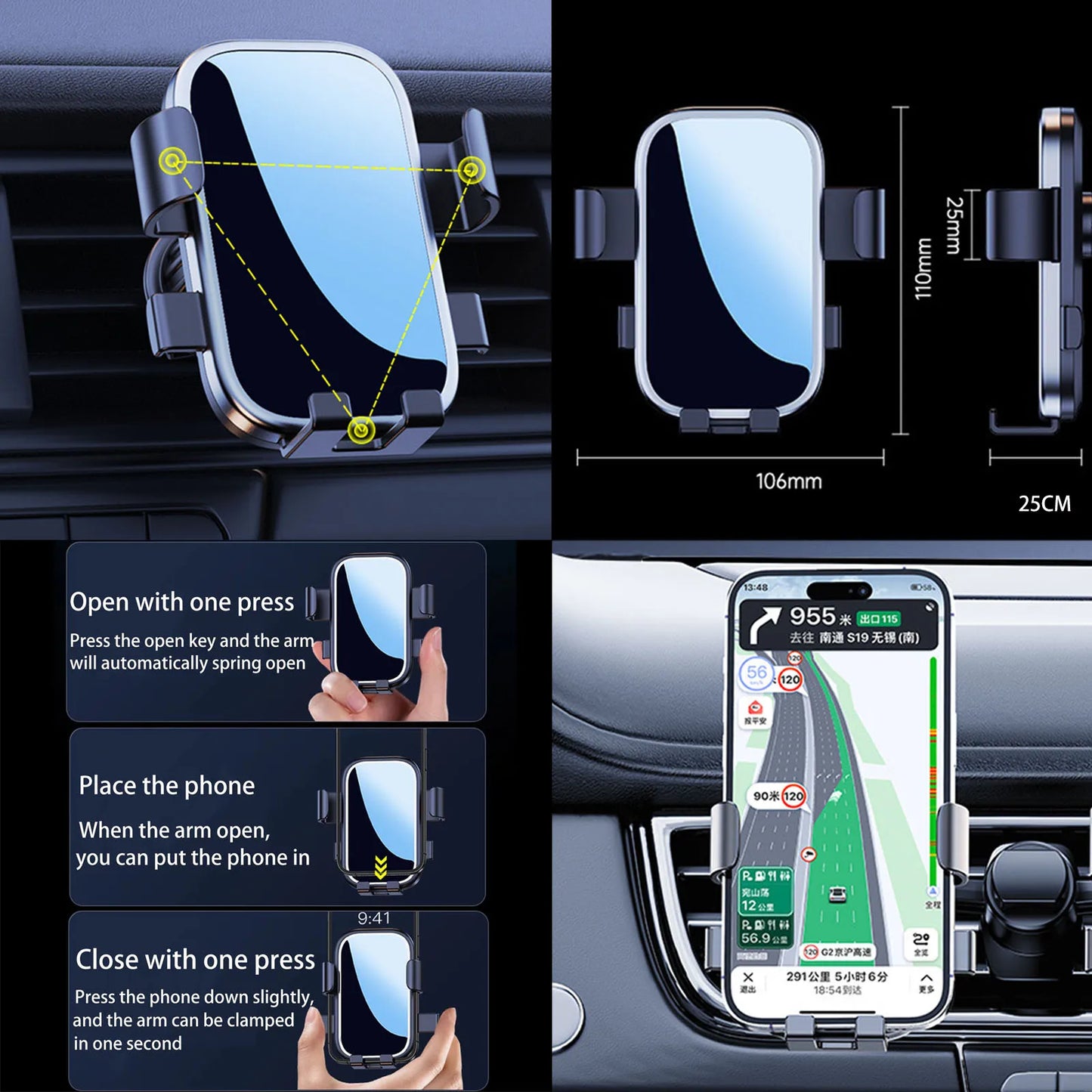 Car Phone Holder for Polestone 01 / Rox 01 – GPS Navigation Mount & Auto Accessory