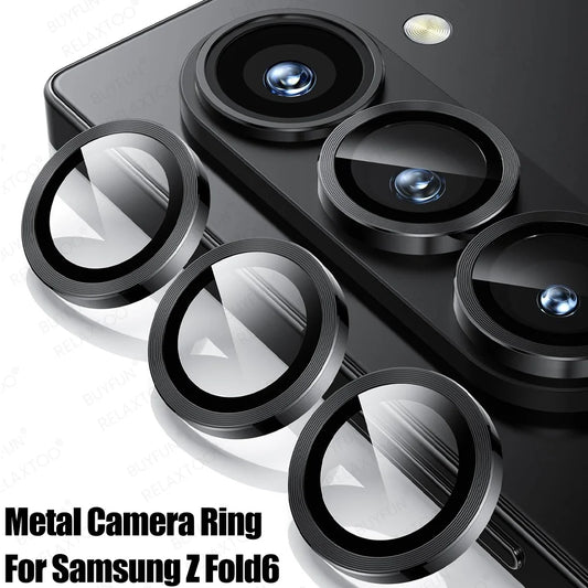 Samsung Z Fold 6 Camera Ring - Protective Metal Lens Cover for Galaxy Z Fold6 5G