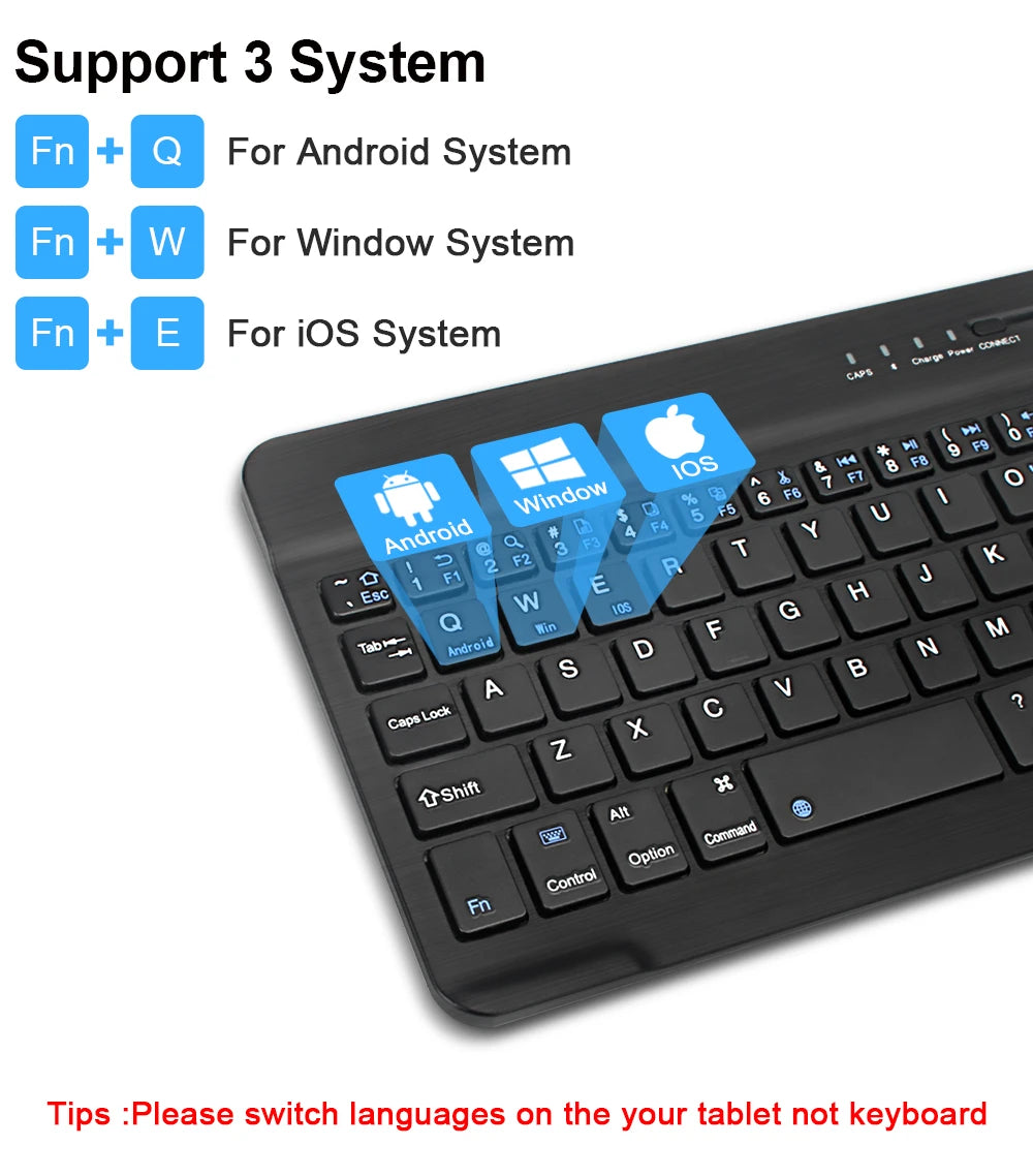 EMTRA Bluetooth Wireless Keyboard Mouse