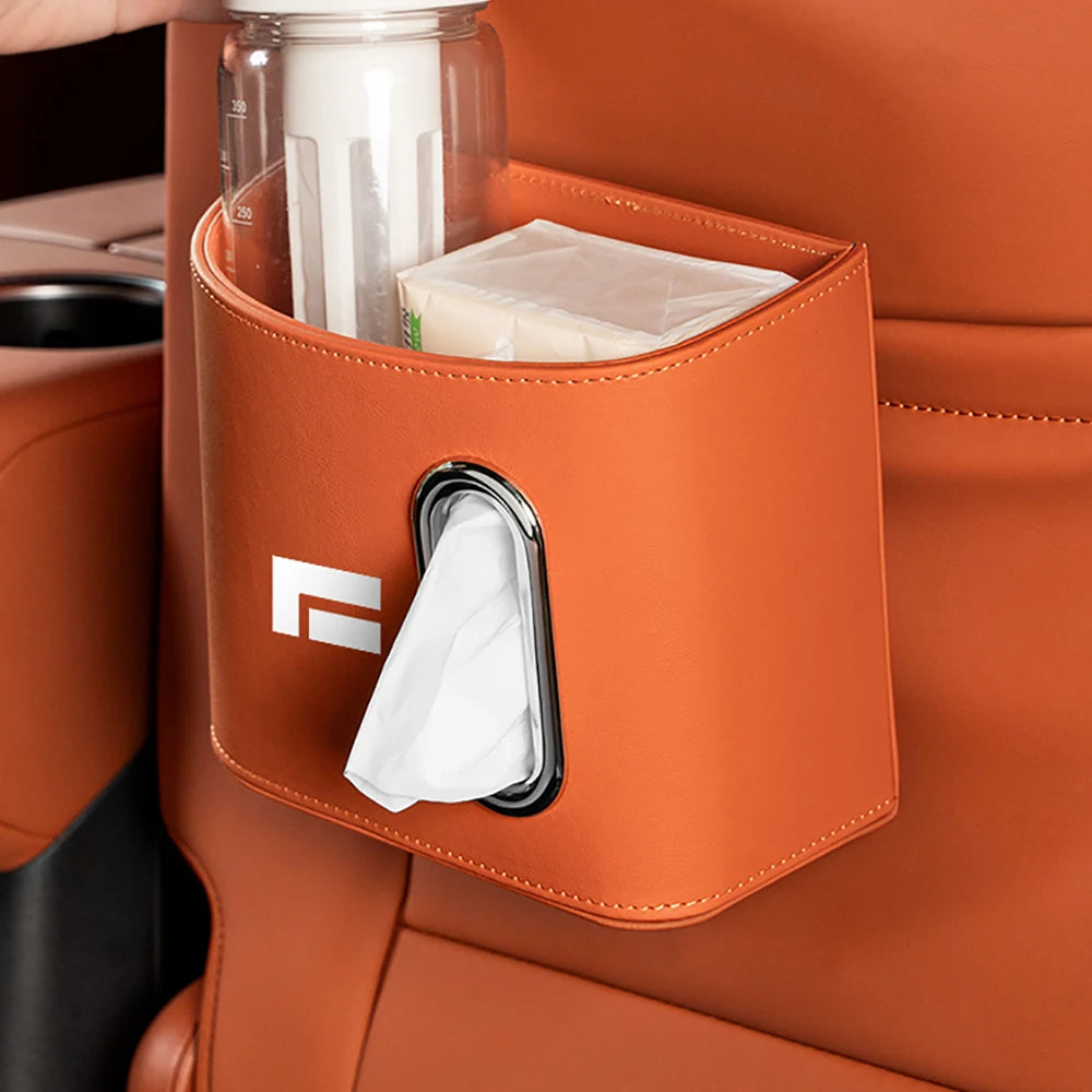 Car Mounted Tissue & Trash Box – Cup & Umbrella Storage for ROX 01 / Polestones 01 Interior