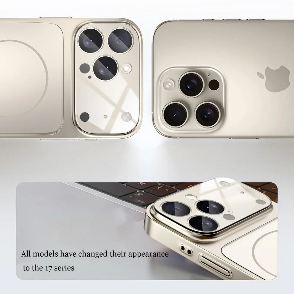 Premium Nano Matte Glass Case with MagSafe – iPhone 13/14/15/16/17 Pro & Pro Max