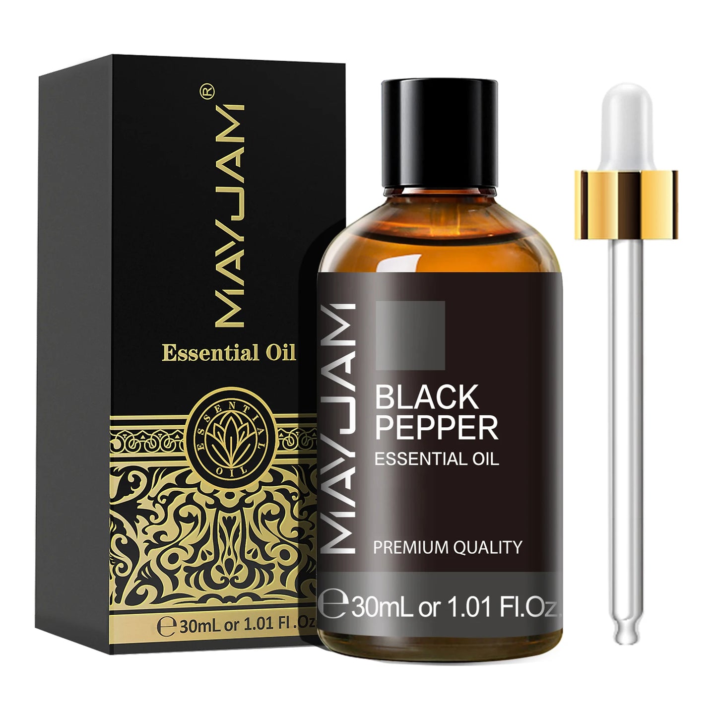 MAYJAM 30ML Aromatherapy Essential Oil – Lavender, Vanilla, Jasmine, Eucalyptus, or Peppermint