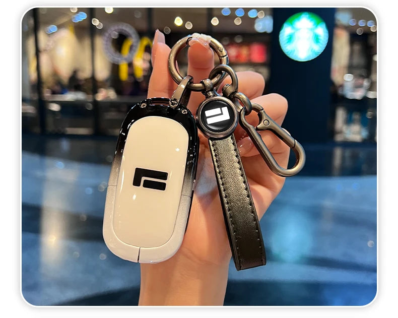 Premium 3‑Button Zinc Alloy Key Shell – Protective Case for ROX 01 / Polestone / Jishi 01 Remote