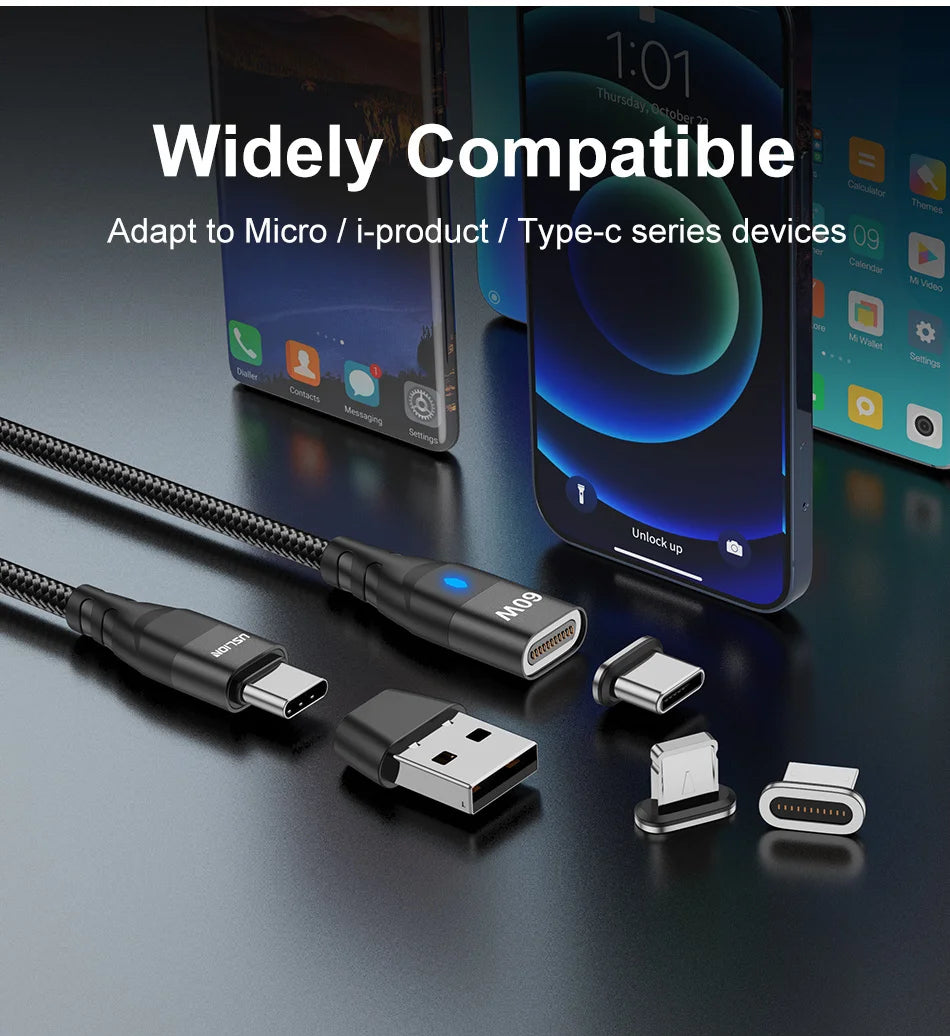 Fast Charger Cable Micro Magnetic