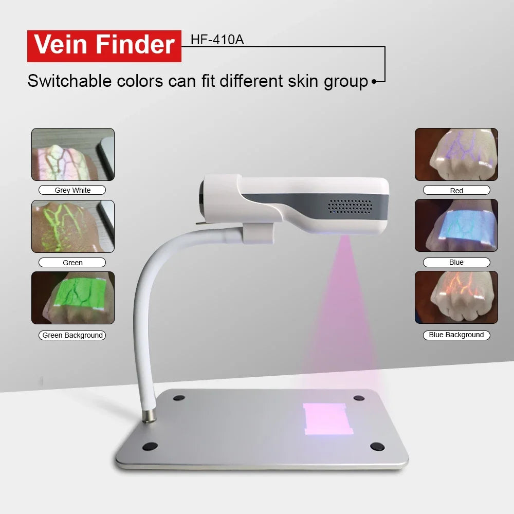VeinSight Pro HF-410A | Handheld Near-Infrared Vein Finder & Locator for Nurses and Medical Use