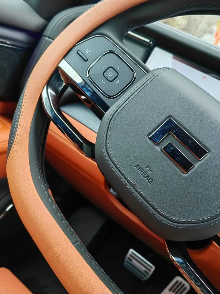 Custom Genuine Leather Steering Wheel Cover for Polestar 01 / ROX 01 (2023–2025)
