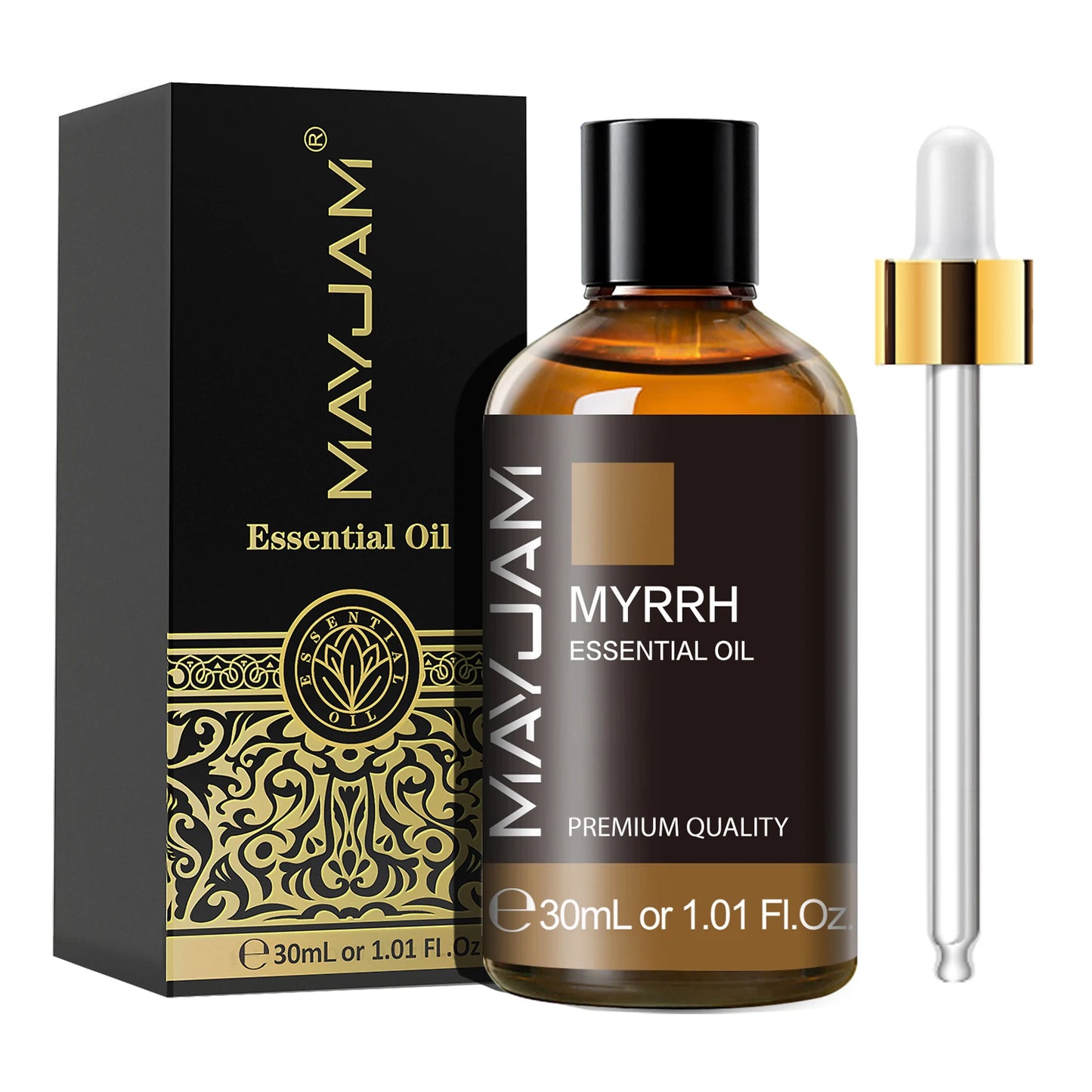 MAYJAM 30ML Aromatherapy Essential Oil – Lavender, Vanilla, Jasmine, Eucalyptus, or Peppermint