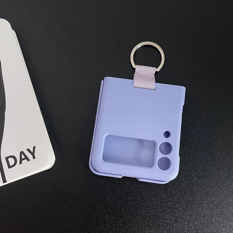 Luxury Candy Pure Color With Ring Case Cover