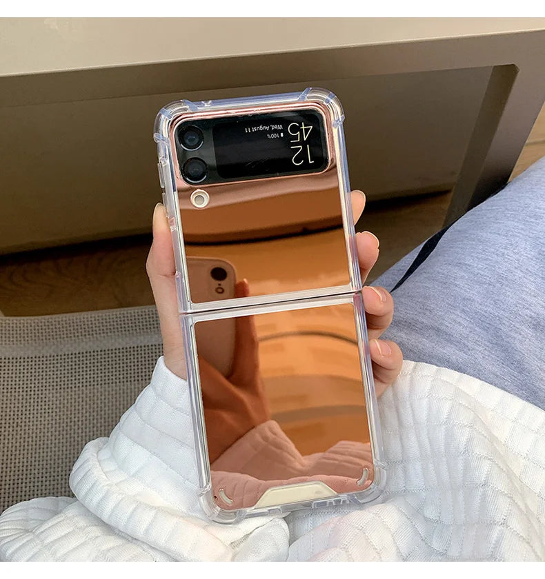 Z Flip 6 4 5 Make Up Mirror Case Cover