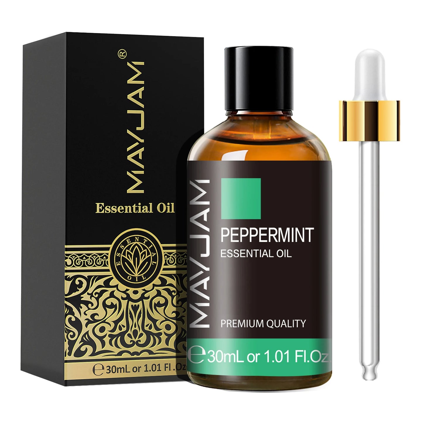 MAYJAM 30ML Aromatherapy Essential Oil – Lavender, Vanilla, Jasmine, Eucalyptus, or Peppermint