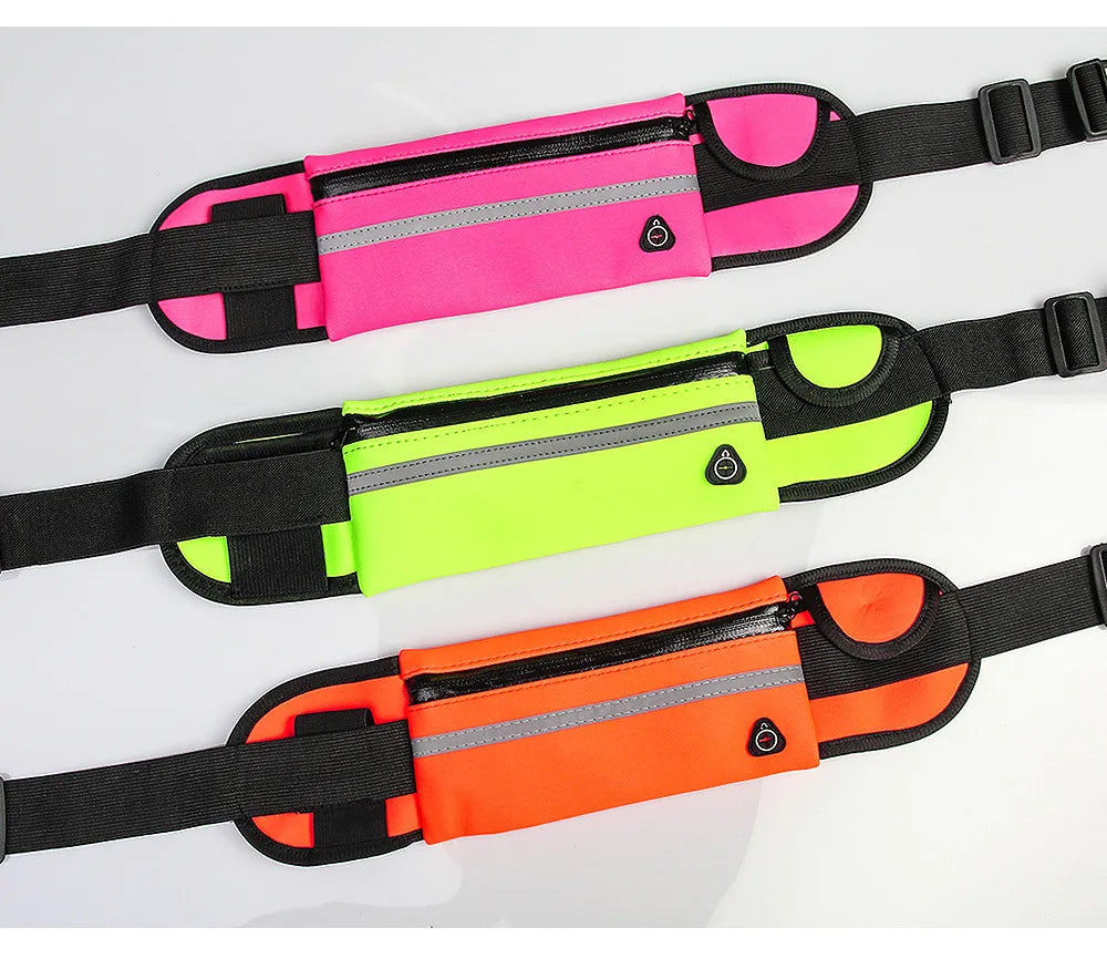 Waterproof Running & Cycling Waist Bag – Sports Fanny Pack with Mobile Phone Case