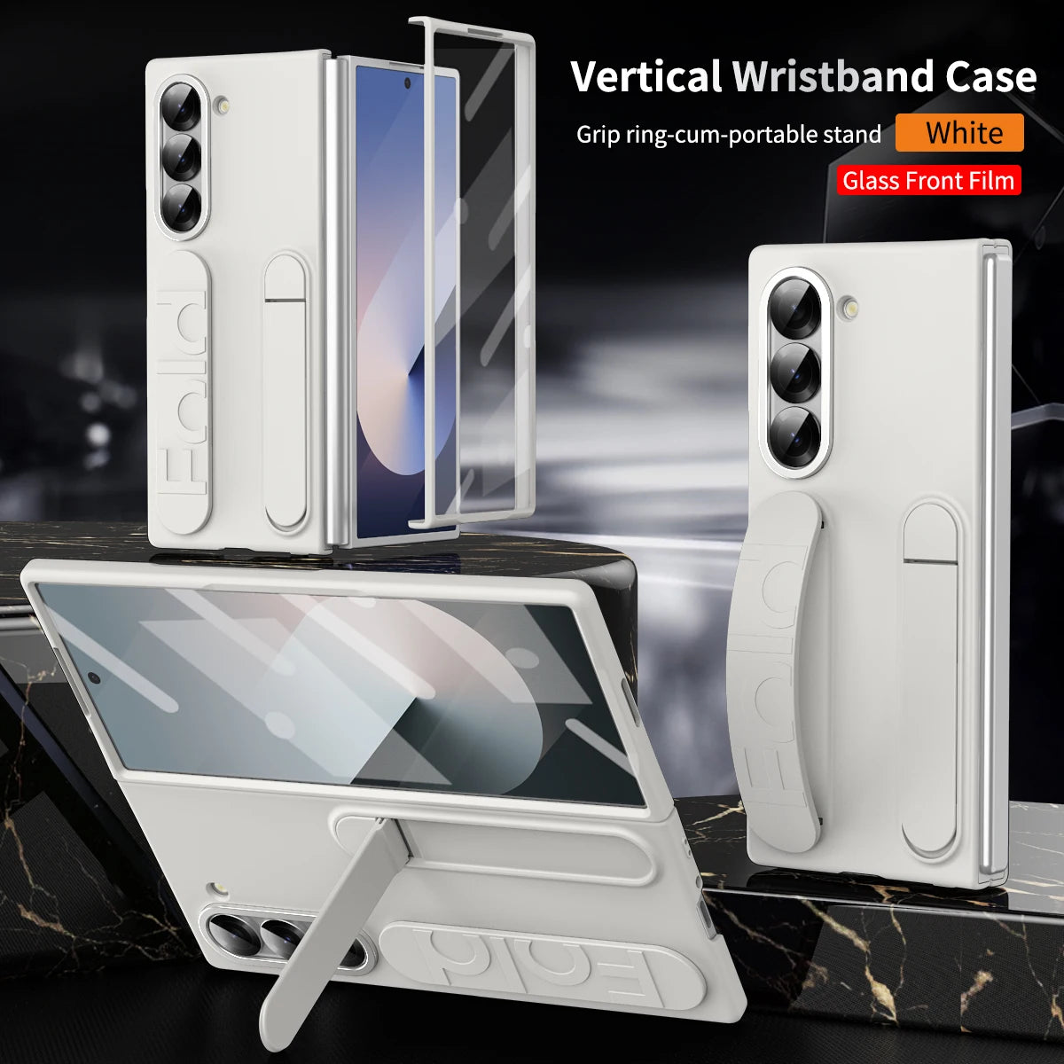 Original Silicone Case for Samsung Galaxy Z Fold 6 with Stand – EF-MF956