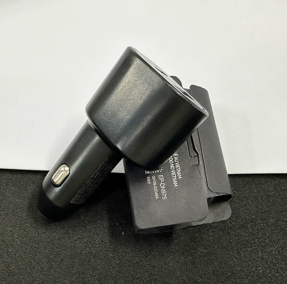 Samsung 45W USB-C Car Charger – Fast Charging for Galaxy M33, M53, Z Fold 7, iPhone 17