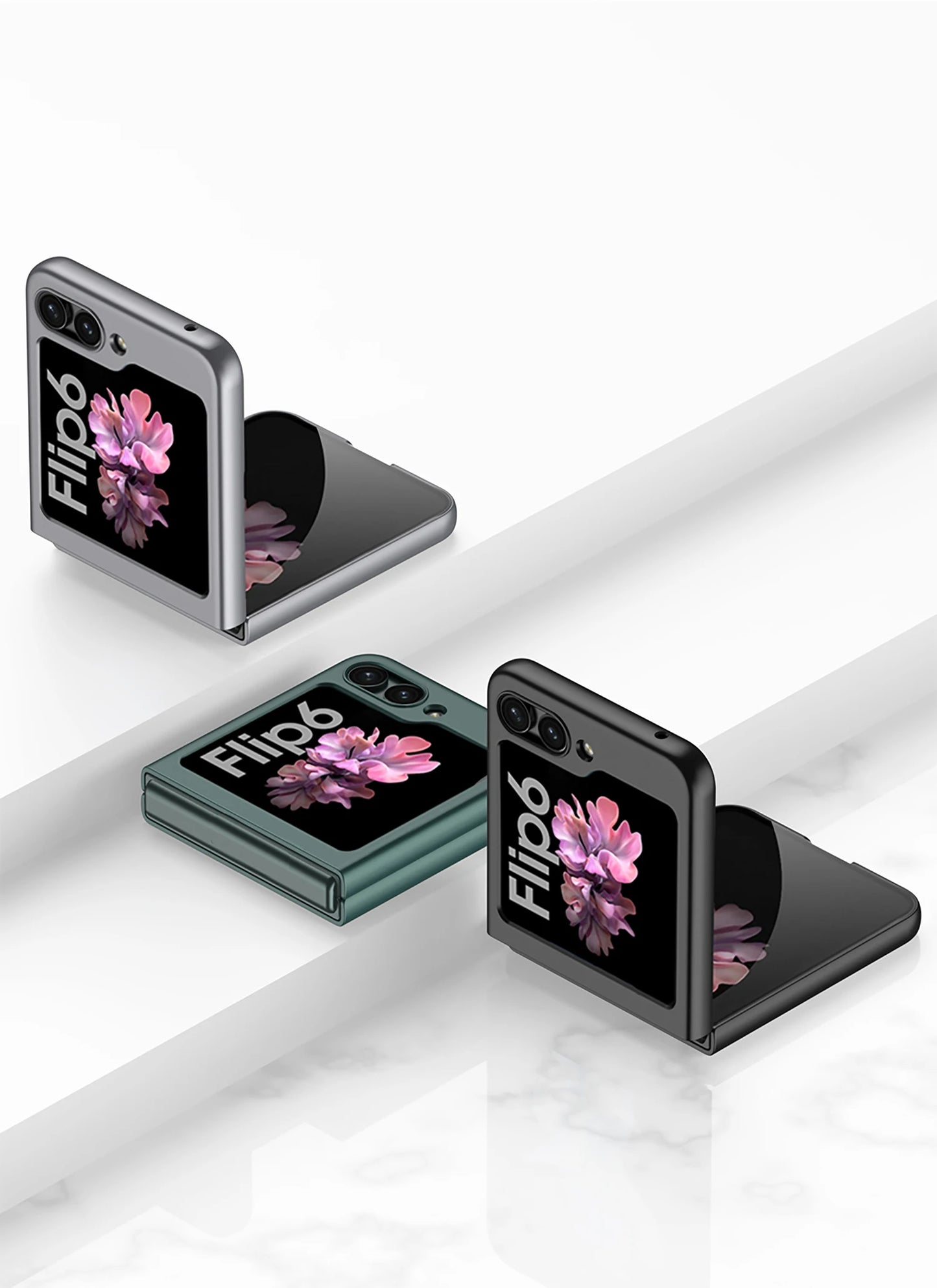 Solild Color Slim Matte Cover Samsung Z Flip