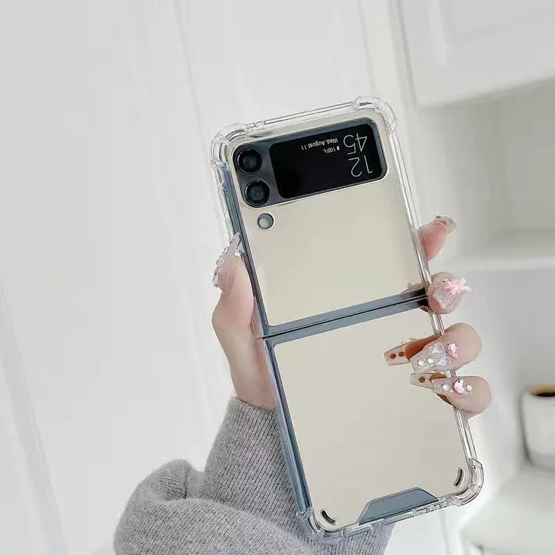 Z Flip 6 4 5 Make Up Mirror Case Cover