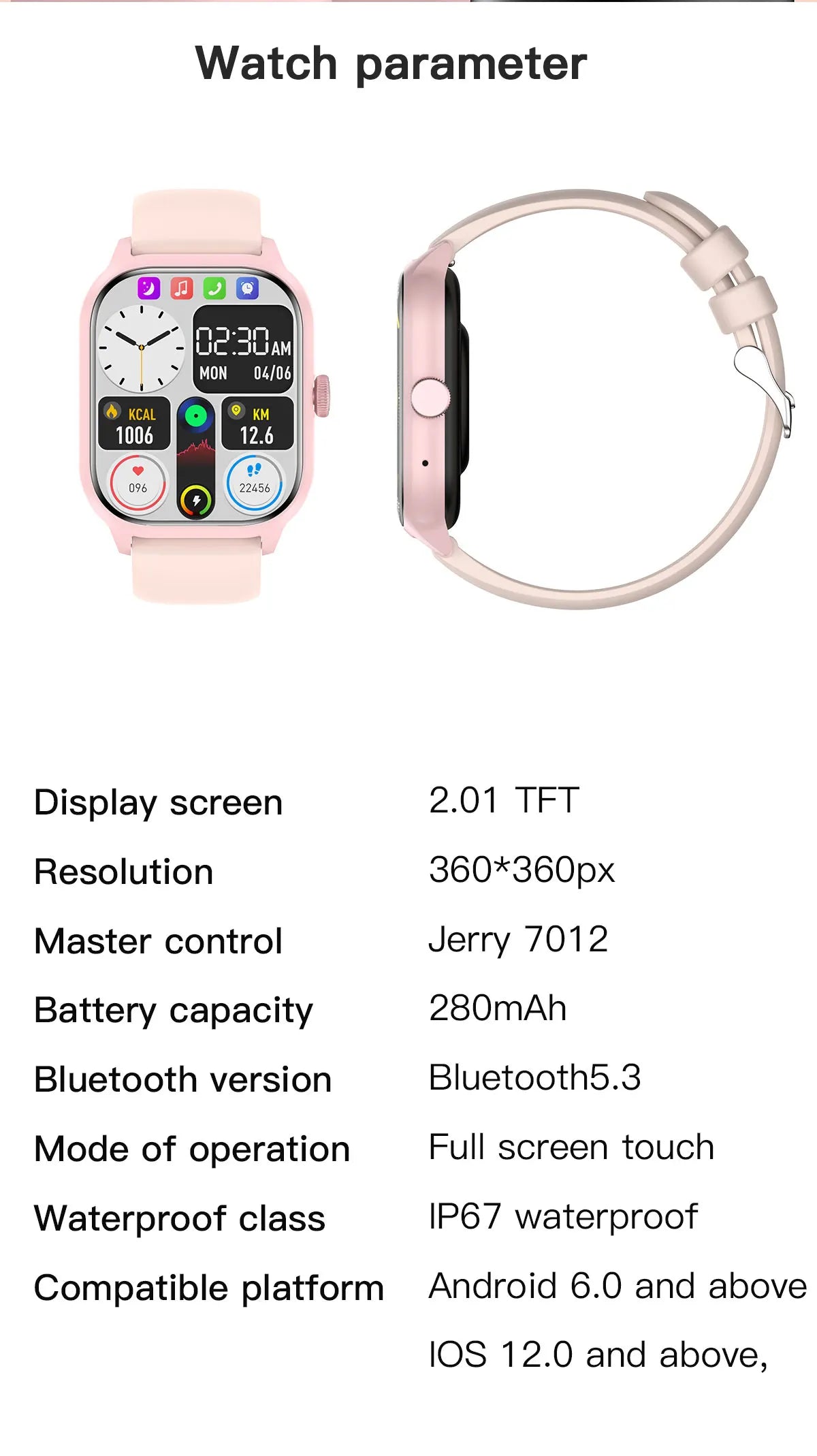 LEMFO LT10 Smart Watch 2024